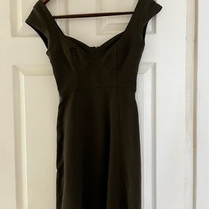 French connection olive dress sz 2